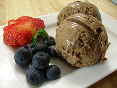kitchenaid ice cream attachment, triple chocolate ice cream recipe